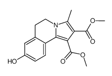 dimethyl 5,6-dihydro-8-hydroxy-3-methylpyrrolo(2,1-a)isoquinoline-1,2-dicarboxylate结构式