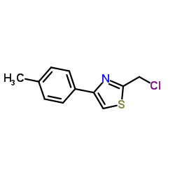 2-(Chloromethyl)-4-(4-methylphenyl)-1,3-thiazole结构式