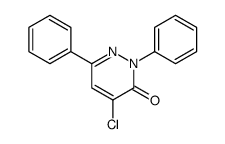 4-chloro-2,6-diphenylpyridazin-3-one Structure