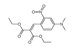 Ethyl-α-carbethoxy-4-dimethylamino-2-nitrocinnamate结构式