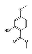 methyl 2-hydroxy-4-methylsulfanylbenzoate结构式