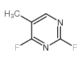 Pyrimidine, 2,4-difluoro-5-methyl- (9CI) Structure