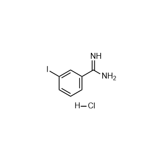 3-Iodobenzimidamide hydrochloride Structure