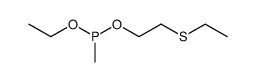 methyl-phosphonous acid ethyl ester-(2-ethylsulfanyl-ethyl ester)结构式