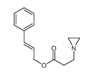 [(E)-3-phenylprop-2-enyl] 3-(aziridin-1-yl)propanoate结构式