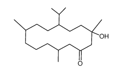 β-1-Duvanol-3-on A结构式