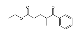 ethyl 4-benzoylvalerate结构式