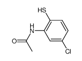 N-(5-chloro-2-mercaptophenyl)acetamide Structure