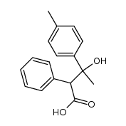 3-hydroxy-2-phenyl-3-p-tolyl-butyric acid Structure
