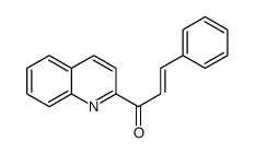 3-phenyl-1-quinolin-2-ylprop-2-en-1-one Structure