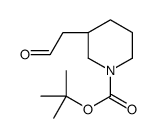 (R)-1-boc-3-(2-氧代乙基)哌啶结构式