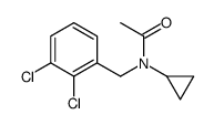 N-环丙基-N-(2,3-二氯苄基)乙酰胺结构式