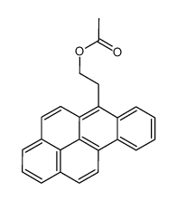 2-benzo[b]pyren-6-ylethyl acetate Structure