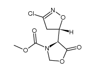 (αS,5S)-α-[(methoxycarbonyl)amino]-3-chloro-4,5-dihydro-5-isoxazoleacetic acid methylidene ester结构式