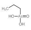 Arsonic acid,As-propyl- Structure