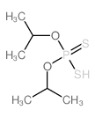 二硫代磷酸-O,O-二(1-甲基乙基)酯结构式