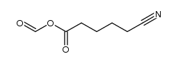 (ω-Cyan-valeriansaeure)-ameisensaeureanhydrid Structure