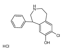 去甲-S-(-)-SCH-23388 盐酸盐结构式