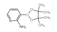2-氨基吡啶-3-硼酸频哪醇酯结构式