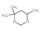 1,3-Dioxane,4,4,6-trimethyl-结构式