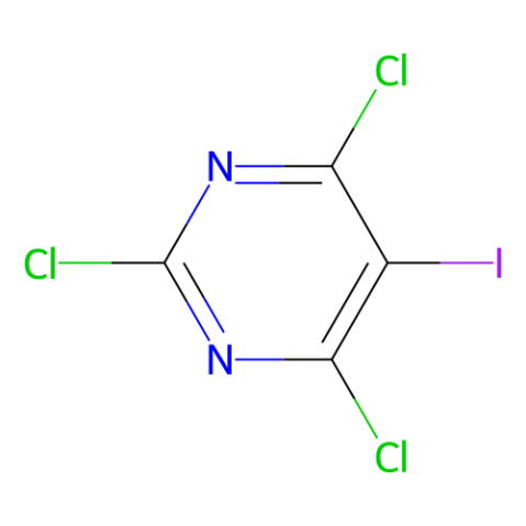 2,4,6-trichloro-5-iodo-pyrimidine Structure