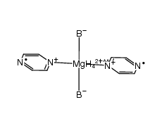 [magnesium(borohydride)2(pyrazine)2] Structure
