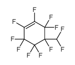 4-(difluoromethyl)-1,2,3,3,4,5,5,6,6-nonafluorocyclohexene结构式