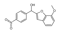(7-methoxy-1-benzofuran-2-yl)-(4-nitrophenyl)methanol结构式
