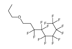 1,1,1,2,2,3,3,4,4,5,5,6,6-十三氟-8-(丙氧基)辛烷结构式