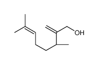 (3R)-3,7-dimethyl-2-methylideneoct-6-en-1-ol结构式