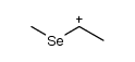 1-(methylselanyl)ethan-1-ylium Structure