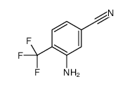 3-氨基-4-(三氟甲基)苯甲腈结构式