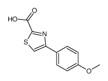 4-(4-甲氧基苯基)-2-噻唑羧酸结构式