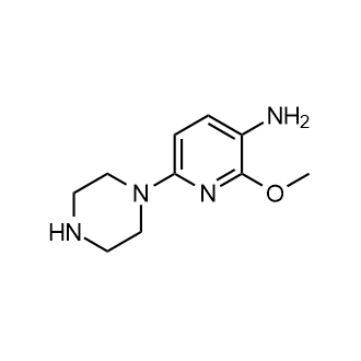 2-Methoxy-6-(piperazin-1-yl)pyridin-3-amine Structure