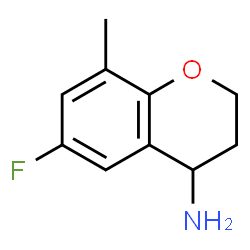 6-氟-8-甲基苯并二氢吡喃-4-胺结构式