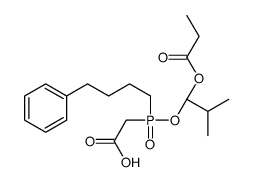 Des(4-cyclohexyl-L-proline) Fosinopril Acetic Acid结构式