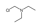 N-(chloromethyl)-N-ethylethanamine结构式
