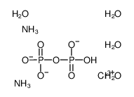 diamminediaqua(pyrophosphato(3-))chromium (III) Structure
