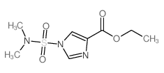 1-(N,N-二甲基磺酰基)-1H-咪唑-4-羧酸乙酯结构式