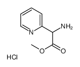 2-氨基-2-(吡啶-2-基)乙酸甲酯盐酸盐结构式