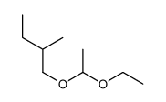 acetaldehyde ethyl 2-methyl butyl acetal Structure