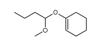 1-(1-methoxybutoxy)cyclohex-1-ene结构式