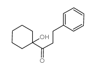 1-(1-hydroxycyclohexyl)-3-phenylpropan-1-one结构式