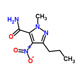 1-甲基-4-硝基-3-丙基吡唑-5-甲酰胺图片