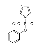 2-chlorophenyl 1H-imidazole-1-sulfonate结构式