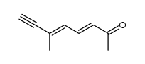 3,5-Octadien-7-yn-2-one, 6-methyl-, (E,E)- (9CI) structure