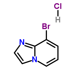 8-溴咪唑并[1,2-a]吡啶盐酸盐结构式