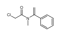 2-chloro-N-methyl-N-(1-phenylvinyl)acetamide结构式