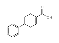 4-phenylcyclohexene-1-carboxylic acid Structure