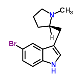 (R)-5-溴-3-(1-甲基-2-吡咯烷基甲基)-1H-吲哚图片